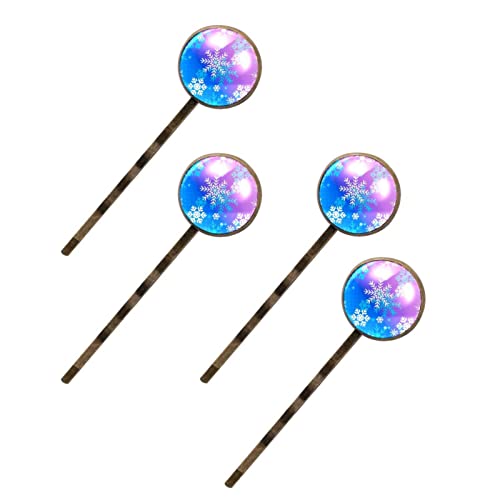 Barrettes à cheveux flocon de neige haut de gamme au design ciselé pour femme