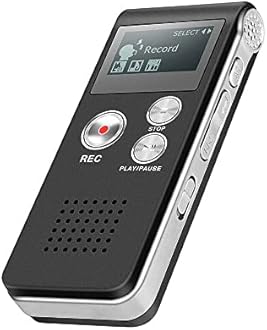 Paranormal Ghost Hunting Equipment Digital EVP Voice Activated Recorder USB US 8GB (Black)