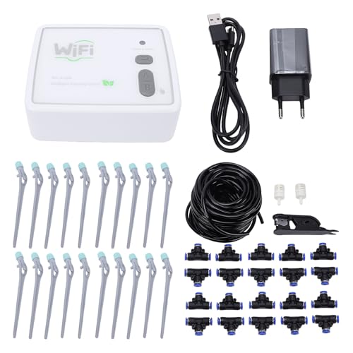 Système d'arrosage goutte à goutte WiFi pour ne plus perdre vos plantes en pot pendant les vacances
