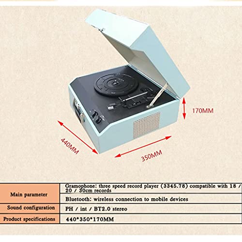 Wooden Retro Portable Gramophone Vinyl Record Player Creative Antique Bluetooth Phonograph Audio Turntable Music Box… - Les Beatles, Paul McCartney, John Lennon, RIngo Starr, George Harrison Wooden Retro Portable Gramophone Vinyl Record Player Creative Antique Bluetooth Phonograph Audio Turntable Music Box… – Image 3