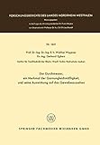 Der Durchmesser, ein Merkmal der Garnungleichmäßigkeit, und seine Auswirkung auf das Gewebeaussehen (Forschungsberichte des Landes Nordrhein-Westfalen, 1651) (German Edition)