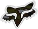 Fox Men's Head-4" Sticker, Camo, One Size
