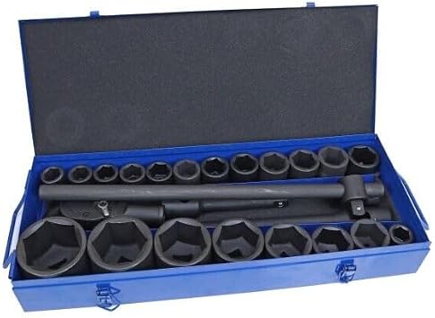 US PRO Tools 26pc Socket Set with Ratchet Set 3/4" & 1" Dr 21-65mm 3735
