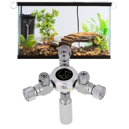 Image of VAYINATO Mufan Stainless Steel Planted Aquarium Regulator Multiway Splitter For Co2 Regulator(3 Way)