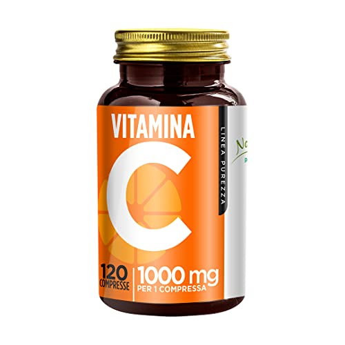 Vitamina C 1000 mg - 120 Compresse - 4 Mesi di Fornitura -1 Grammo di Vitamina C per 1 Compressa - Pura Alto Dosaggio - Acido Ascorbico per il Sistema Immunitario