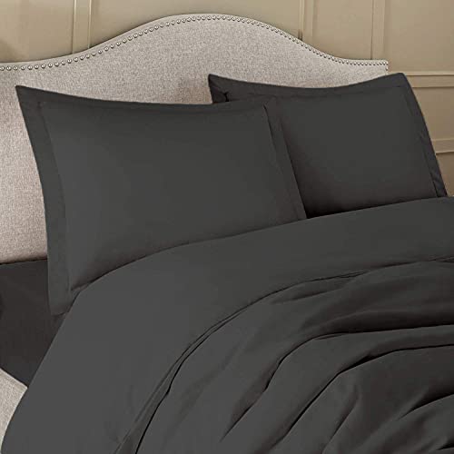 Saferay Green Duvet Cover Twin/Twin Extra Long Size - 100% Egyptian Cotton Super Soft Duvet Covers Collection - Lightweight, Cooling Duvet Cover - Soft Textured Bedding (Twin/Twin Xl, Dark Gray) #TOP4