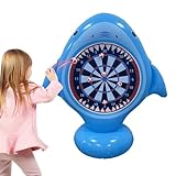 Générique Baby Foot Gonflable pour, Jouet de Piscine en Forme de Requin, de fléchettes à Pied Gonflable, pour, Ados, Familles, Fêtes, Été, Piscine, Plage, Parc Aquatique, Jardin