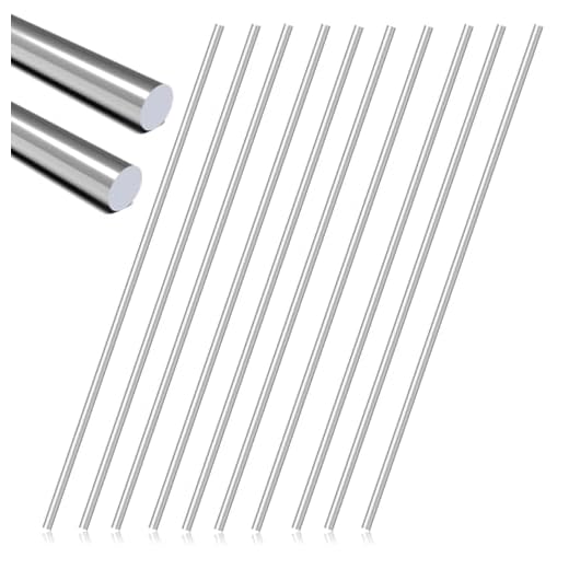 YOXMULK 20pcs 1.5MM X 400MM 304 Stainless Steel Rod | Metal Solid Shaft Rods,DIY raw material