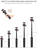 21"/54cm Mini Tripod Selfie Stick for DJI Osmo Action 5 Pro/4/3, Osmo 360, 2-in-1 Portable Extendable Volg Handle Stand for Travel - Accessories for DJI Osmo Action - Image 5