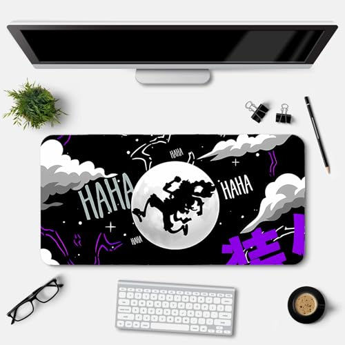 Eshaaver Anime Gaming Mouse Pad, Large Extended Size, Non-Slip Desktop Mat (Anime 20, Large(60cm x 30cm))