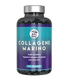 Collagene Marino con Acido Ialuronico - 120 Capsule - Collagene Marino idrolizzato, Integratore Naturale per Pelle, Capelli, Unghie e Articolazioni, Collagene e Acido Ialuronico Puro, Supporto Antietà