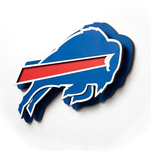 YouTheFan NFL Buffalo Bills 3D Logo Die Cut Wall Art