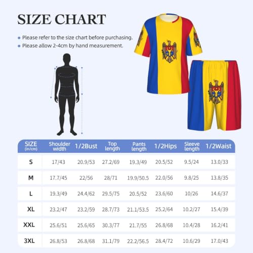 Pyjama Moldavie confortable : ensemble de nuit respirant, vêtement de relaxation doux