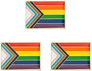XINGHUI Progress Pride Pin Progress Pride Lapel Pins Brooches Badges (3PCS) Pack 3PCS XY0773-3