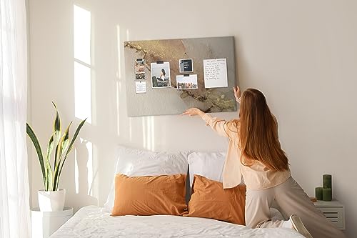 Tableau mural horizontal liège anti-oubli pour centraliser vos idées - 5