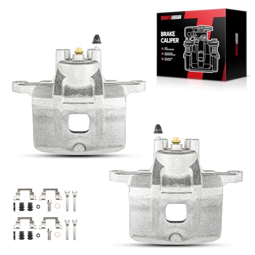 Image of Torchbeam Front Brake Calipers Set for Jeep Patriot 2007-2017, Jeep Compass 2007-2017, Dodge Avenger 2008-2014, Mitsubishi Outlander Sport, Front Left Right Calipers without Bracket 185032+185033