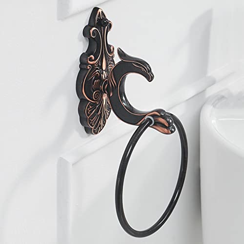 Accessoires de salle de bain et porte-serviettes mural en laiton robuste