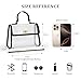 VUIASK Clear Bag For Stadium Events, Clear Purse For Women, Trendy Fashionbag, Fashion Shoulder&Handbags Stadium Approved Events Festivals