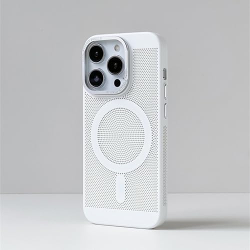 Coque de téléphone magnétique iPhone 15 rigide et antichoc