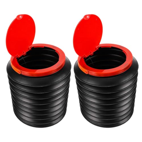 Cubo de basura plegable de 4l almacenamiento al aire libre contenedor plastico barbacoa