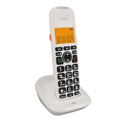 Teléfono inalámbrico para adultos mayores con contestadora y bloqueo de llamadas miniatura 7