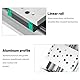 RATTMMOTOR 150mm-Breite CNC Lineartisch-Aktuator,Effektiver Hub 100mm,X Y Z Achse,Querverschiebetisch Linearschienenführung Kugelumlaufspindel SFU1605 mit Motorhalterung+2 Stück Endschalter