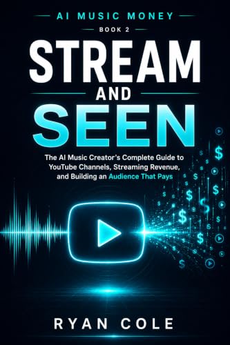 Stream and Seen: The AI Music Creator's Complete Guide to YouTube Channels, Streaming Revenue, and Building an Audience That Pays (AI Music Money Series Book 2)