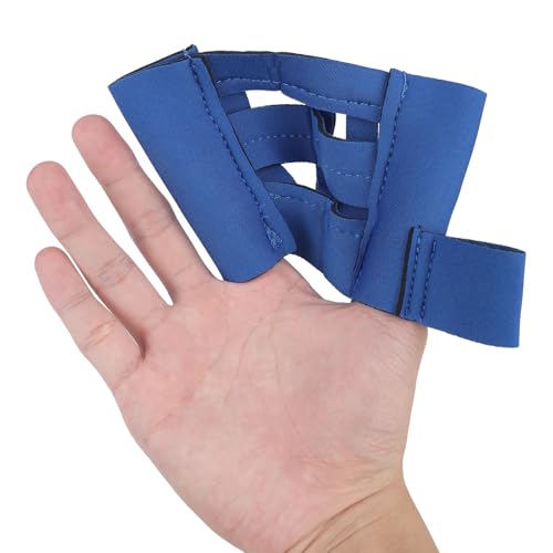 Mini Trainingshandschuh für Jugend & Erwachsene, Atmungsaktiver DREI Finger Netz Handschuh Fängerminihandschuhe Perfekt für Baseball Softball und Andere Golfball-Größe Übungsbälle (Blau)