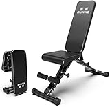 ATAAY Hantelbänke Klappbare Hantelbank Hantelbank Fitnessbank Multifunktionale Übungsbank Home Bauchtrainer Muskelgeräte Hocker