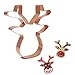 Large 5 Inch Santa's Reindeer Face Christmas Cookie Cutter