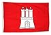 Produktbild MM Hamburg Flagge/Fahne, 150 x 90 cm, wetterfest, mehrfarbig, 16192