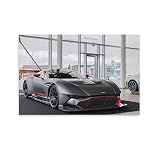 Poster Supercar pour voiture Aston Martin Vulcan Hyper - Peinture décorative sur toile - Impression moderne pour chambre à coucher - 20 x 30 cm