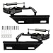 PKSABB Billet Hood Hinge Kit Pair Left and Right Side for Ford Mustang 1967-1969 Black