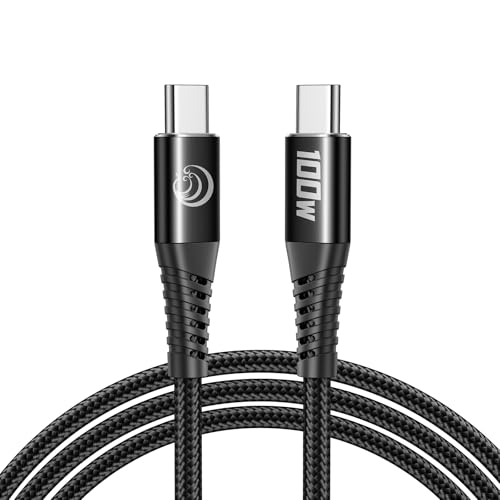 USB C Cable 3M 100W Nylon Braided PD Fast Chargeing Cable Long USB C to Type C Cable for iPhone 17 16 15 Pro Max Galaxy S25 S24 MacBook Pro iPad Matebook Pixel