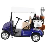 Ornement de voiturette de golf - avec une forme de voiturette de golf réaliste et un style rustique, l'ornement de voiturette de golf est créatif et a une bonne fonction décorative, décorations de voiturette de golf