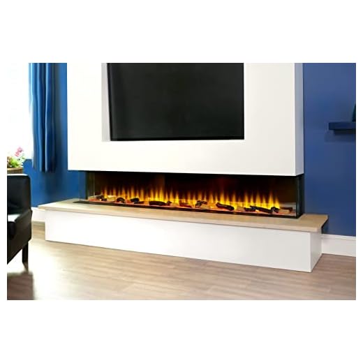 Adam Sahara Panoramic Media Wall Electric Fire (81"/205cm)