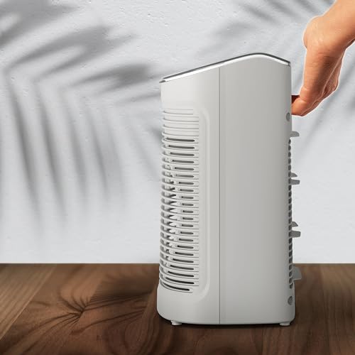 Rowenta Instant Comfort Aqua - Calefactor bajo consumo de hasta 2400W, apto para baños, función Silence 45 dBA, 2 velocidades, termostato mecánico función anti-heladas, ventilador aire frío, SO6510