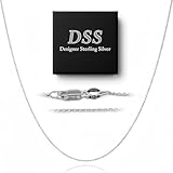 925 Sterling Silver Cable Chain Lobster Claw Clasp 16-30