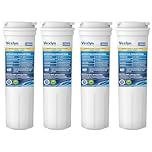836848 Refrigerator Water Filter Replacement for Fisher&Paykel 836860,862284,862285,E404BRXFDU,EFF-6017A,E522B,E402B,E442B,RF90A180DU,PS2067635,RF402B,WF60,WF296,Pack of 4