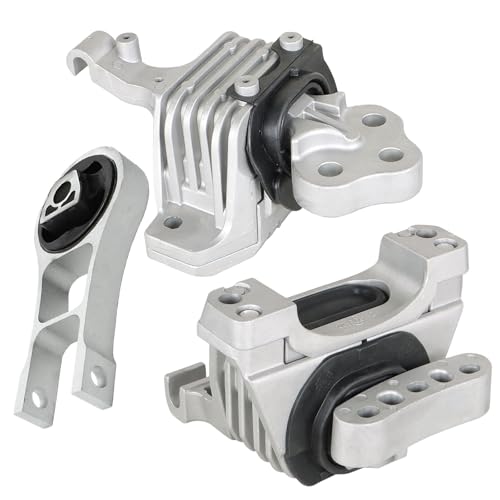 Engine Motor &Transmission Mount Set Fits for 2015-2019 Jeep Cherokee 2.4L,2015-2019 Chry-sler 200 2.4L Replacement 68418876AB 68192831AF 68157441AD 68192831AB 68192831AD Vinsyut 3PCS