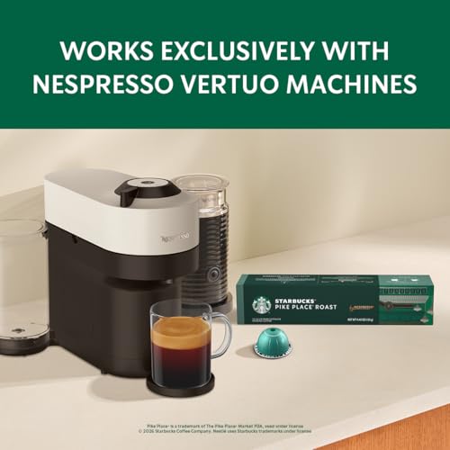 Image of Starbucks by Nespresso Vertuo, Favorite Variety Pack Coffee & Espresso, 40-count Coffee and Espresso Pods, Brews 7.8 oz and 1.35 oz.