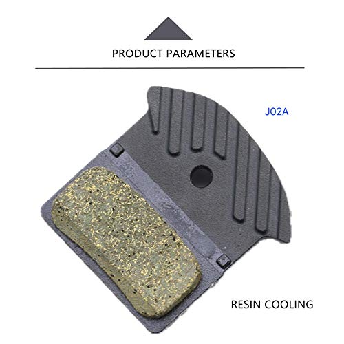 Braketb J02A Resin Disc Brake Pad Compatible With Shimano Brake (2 Pairs) #TOP1