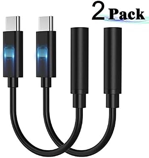 USB C to Headphone Adapter, USB to 3.5mm Headphone Jack Adapter Compatible