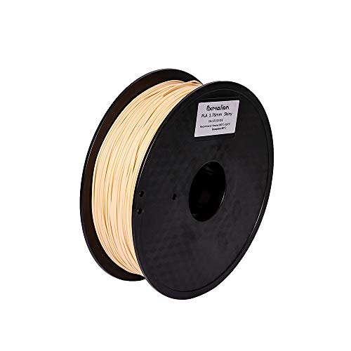 Pxmalion PLA 3Dプリンター用フィラメント素材 マテリアルPLA樹脂材料 1.75mm径 正味量1KG(2.2LB) 精確度+/- 0.03mm だいぶの3Dプリンターと3Dプリントペンが適用 (肌色/赤白橡)
