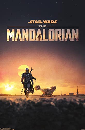 Trends International Star Wars: The Mandalorian - D23 One Sheet Wall Poster, 22.375
