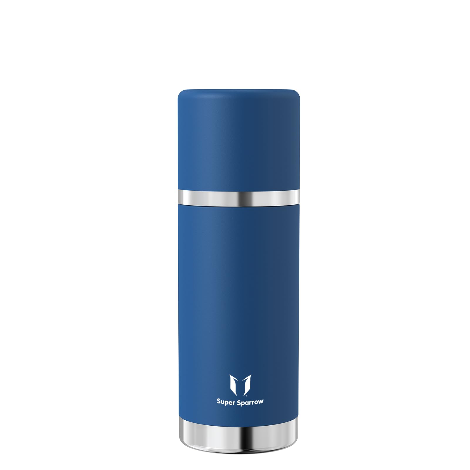 Super Sparrow Borraccia Termica -500ml/750ml/1000ml - Bottiglia Termica in Acciaio Inox - Borracce Senza BPA - Mantiene Calde 12 Ore o Fredde per 24 Ore - A Prova di Perdite Tappo Funge Anche da Tazza