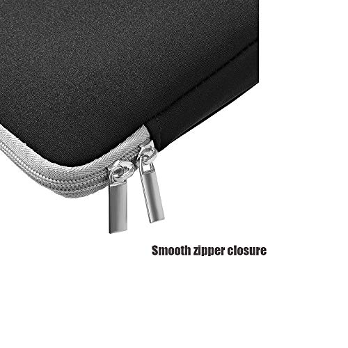 Case Star® Black Color Quality Neoprene Keyboard Sleeve Case Bag With Zipper For Apple Bluetooth Wireless Keyboard Mc184Ll/B #TOP2