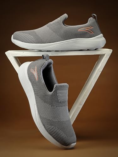Image of Action | Athleo | WALKER-116 | Men's | Slip-On | Walking | Shoe | Breathable | Flexible | Lightweight | Comfortable | Sports | Shoes