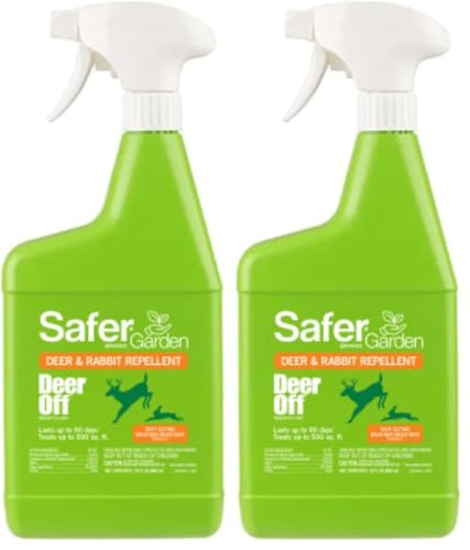 Safer Brand Ready-to-Use Brand 5981 Critter Ridder Deer & Rabbit Repellent RTU – 32 oz, 32 Ounce (Pa