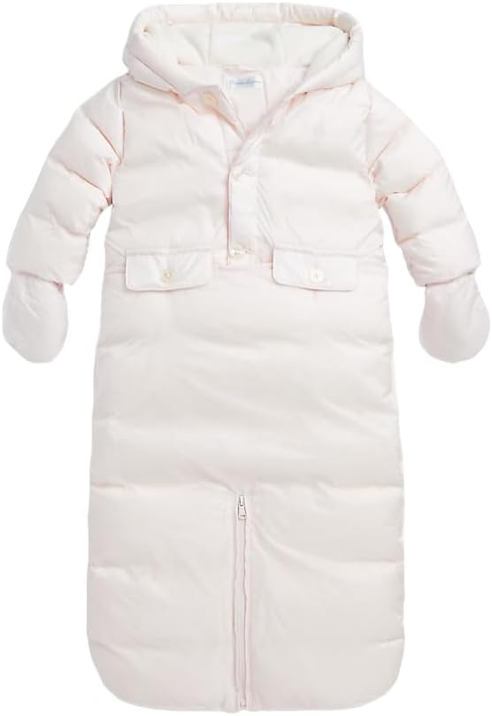 POLO RALPH LAUREN Baby Girls Water Repelent Convertible Bunting Snowsuit 9 Months